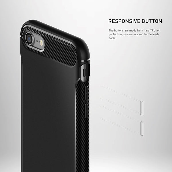 iPhone 7 Caseology Vault Series Flexible TPU Slim Body Shield Matte Black