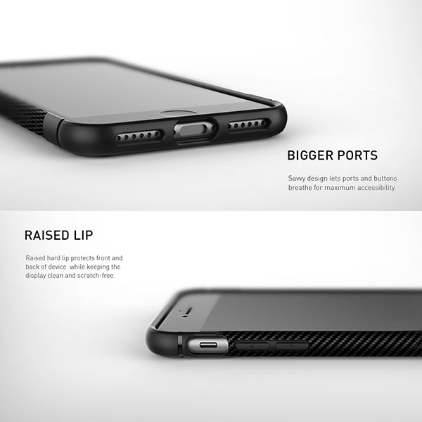 iPhone 7 Caseology Vault Series Flexible TPU Slim Body Shield Matte Black