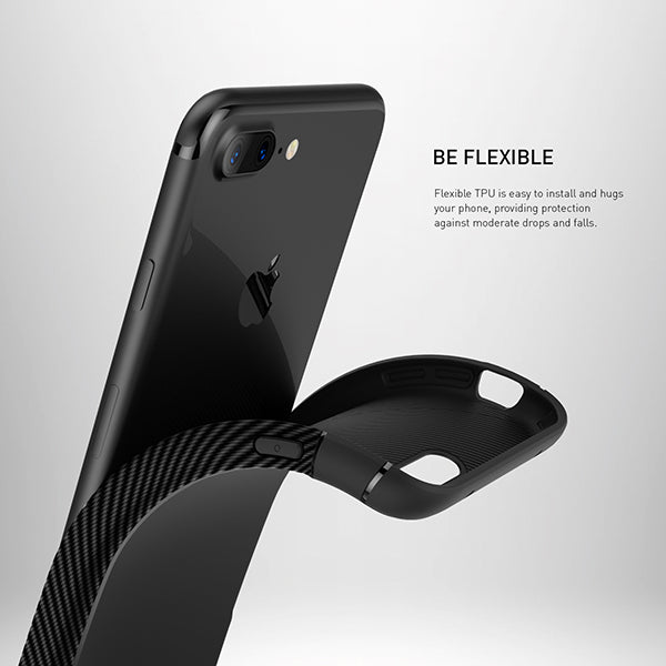 iPhone 7 Plus Caseology Vault Series Flexible TPU Slim Body Shield Matte Black