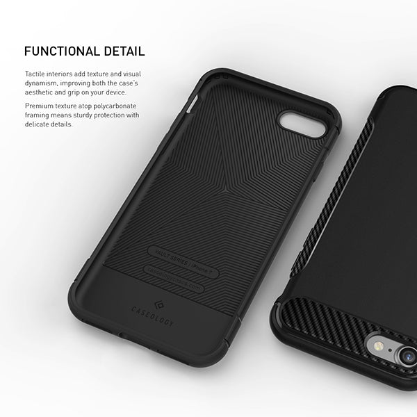 iPhone 7 Caseology Vault Series Flexible TPU Slim Body Shield Matte Black