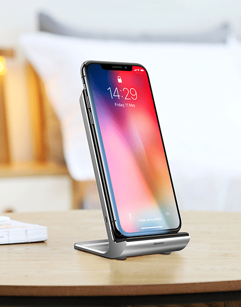 Desktop Wireless Charger By Baseus Baseus Air-cooling Qi 10W Fast Charging