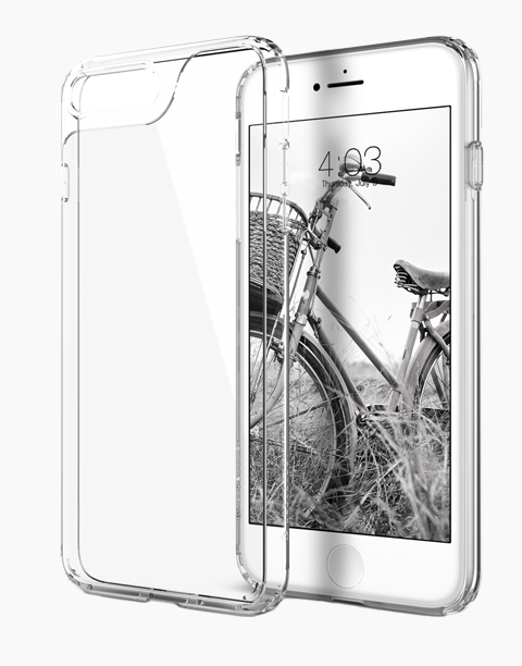 iPhone 7 Plus Caseology Waterfall Series Slim Transparent Clear Cushion Grip