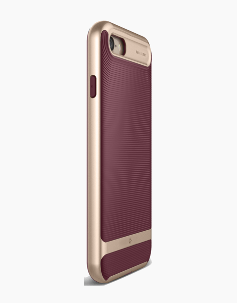 iPhone 7 Caseology Wavelength Burgundy / Frame Gold