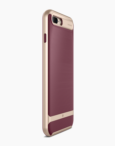 iPhone 7 Plus Caseology Wavelength Burgundy / Frame Gold