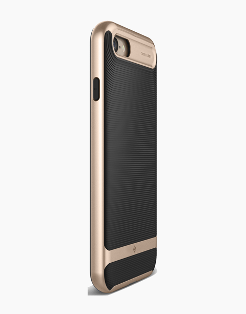 iPhone 7 Caseology Wavelength Black / Frame Gold