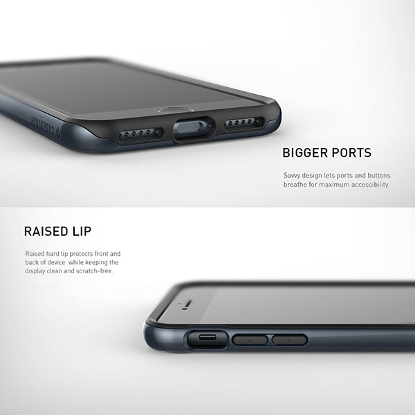 iPhone 7 Caseology Wavelength Black / Deep Blue