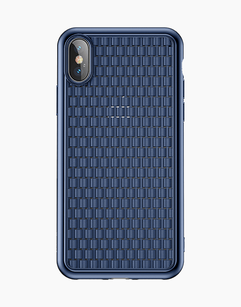 BV 2nd من باسيوس جراب نحيف و مرن ايفون Xs Max ازرق