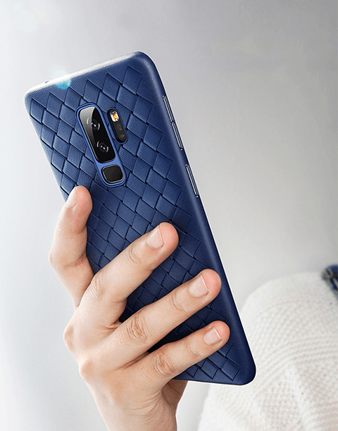 BV Weaving By Baseus Slim Flexible Case For Galaxy S9 Plus Blue