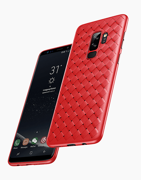 BV Weaving By Baseus Slim Flexible Case For Galaxy S9 Plus Red