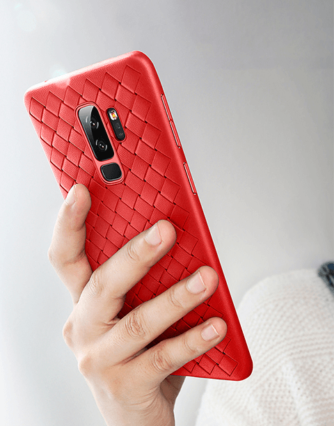 BV Weaving By Baseus Slim Flexible Case For Galaxy S9 Plus Red
