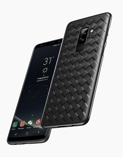 BV Weaving By Baseus Slim Flexible Case For Galaxy S9 Plus Black