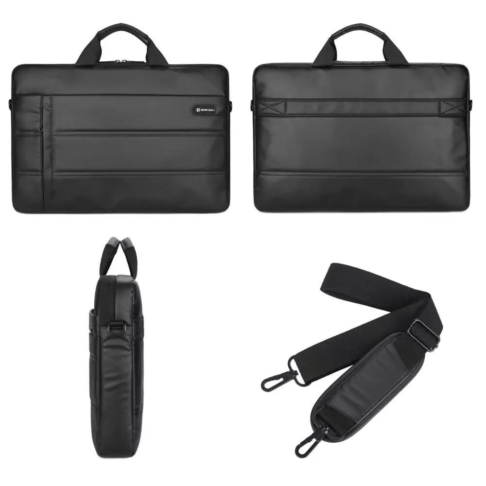 BRINCH Thick Waterproof Portable Business 15.6 Laptop Bag - Black