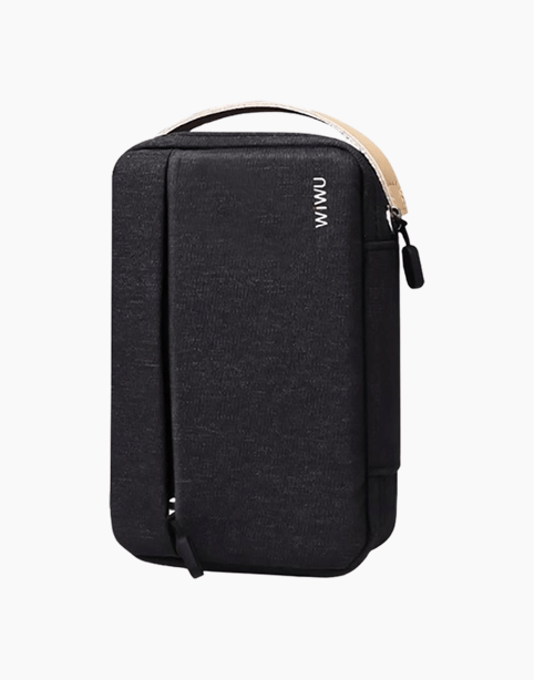 WiWU (Traveling Storage Bag 2), Waterproof,  8.2 inch ..Black