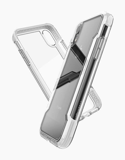 Defense Clear By X-Doria iPhone Xr Anti Shocks Case Up To 2M T/White