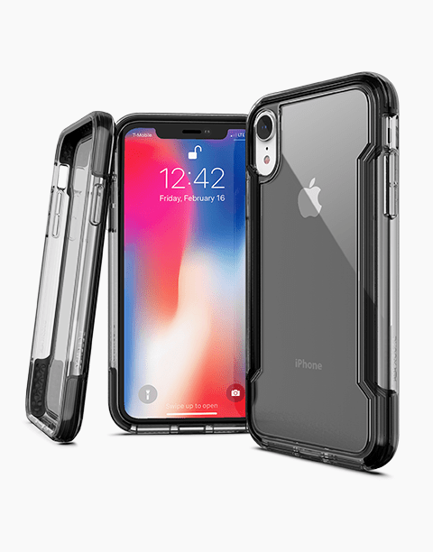 Defense Clear By X-Doria iPhone Xr Anti Shocks Case Up To 2M T/Black