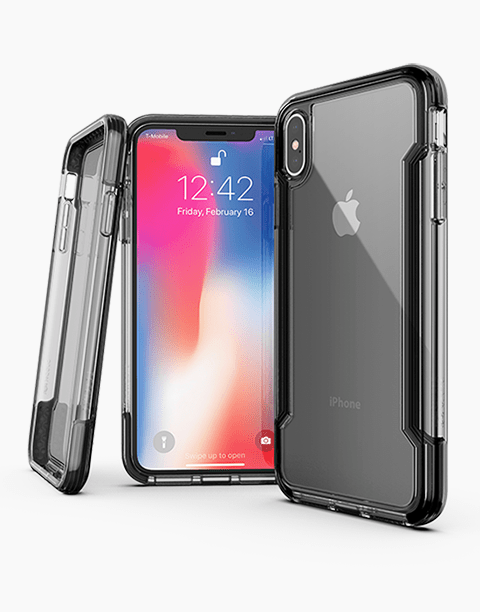 Defense Clear By X-Doria iPhone Xs Max Anti Shocks Case Up To 2M T/Black