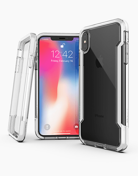 Defense Clear By X-Doria iPhone Xs Max Anti Shocks Case Up To 2M T/White