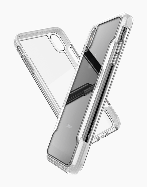 Defense Clear By X-Doria iPhone Xs Max Anti Shocks Case Up To 2M T/White