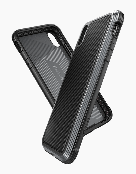 Defense Lux Carbon By X-Doria For iPhone Xs Max Anti Shocks Case Up To 3M
