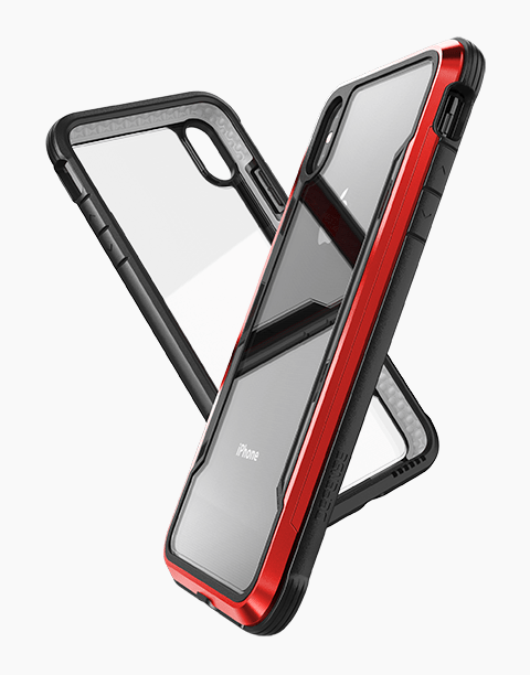 Defense Shield By X-Doria iPhone Xs Max Anti Shocks Case Up To 3M – T/Red