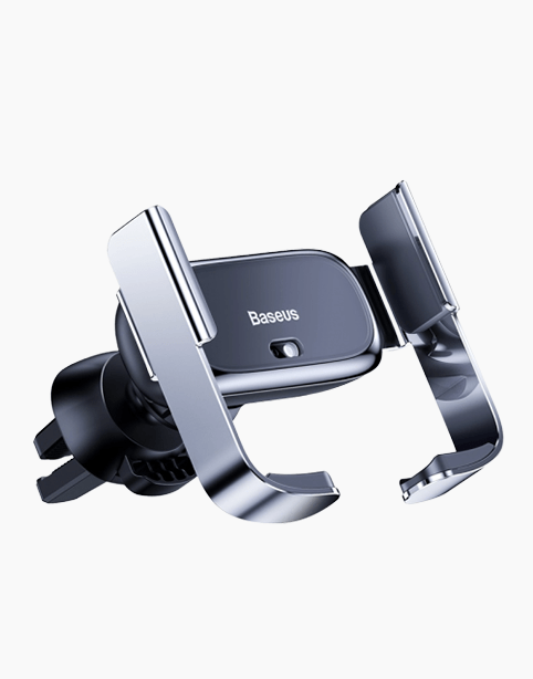Baseus Mini Electric Car Holder With Sensor Silver