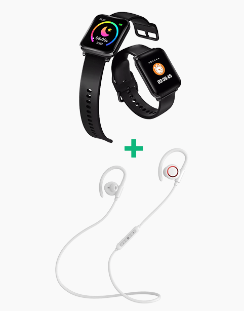 *Offer* BlitzWolf BW-Hl1 Smartwatch + S17 Wireless headphone