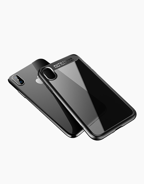 Clarity Series Original By Rock Transparent Slim Case For iPhone X - Black