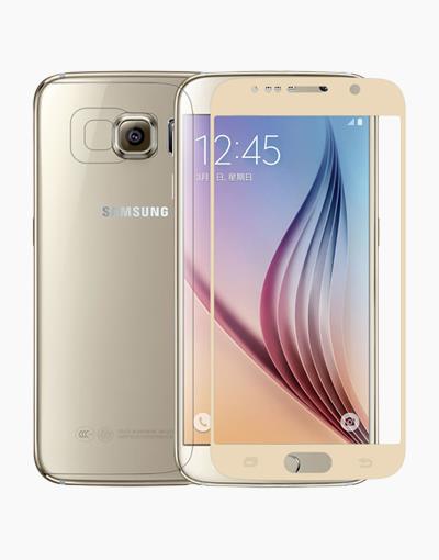S6 CP+ Full Tempered Glass Gold