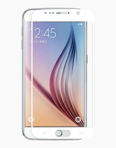 S6 CP+ Full Tempered Glass White