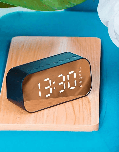 Havit MX701 Wireless Speaker, Alarm, Clock &amp; FM Radio - Black