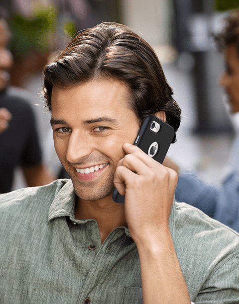 Royce Series By Rock Dual Layer Thin & Slim Shockproof Case for iPhone 7 Plus - Black/Gold