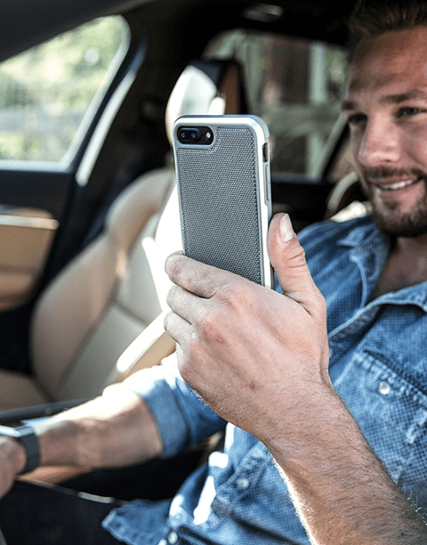 Defense Lux Nylon by X-Doria Anti Shocks Case Up To 3M For iPhone 7P | 8P - Silver