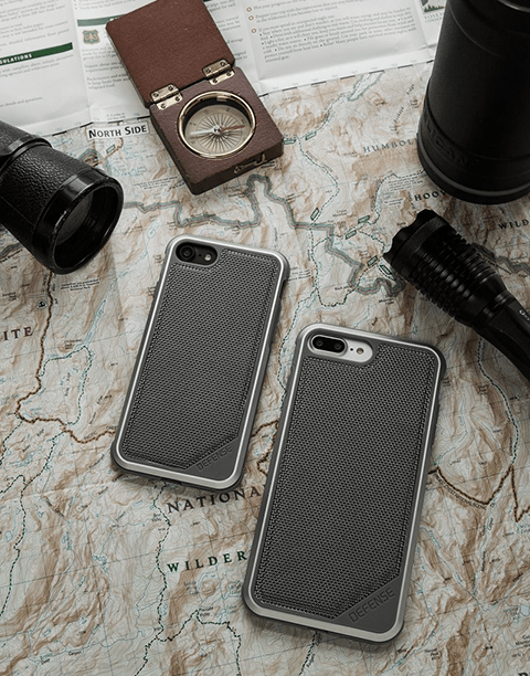 Defense Lux Nylon by X-Doria Anti Shocks Case Up To 3M For iPhone 7P | 8P - Silver