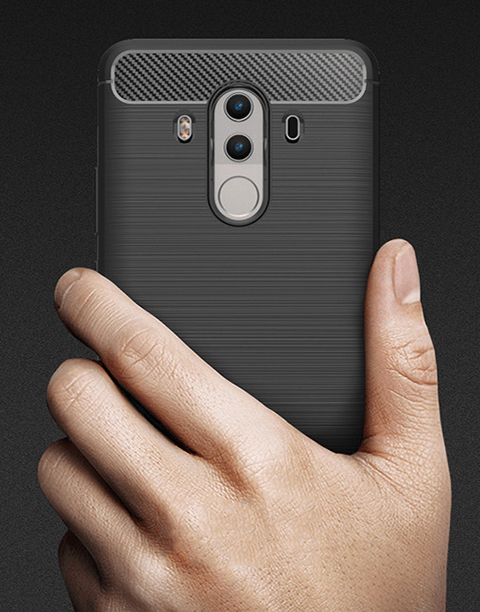 Armor By iPaky Flexible Slim Case Anti-fingerprint &amp; Anti-shocks For Mate 10 Pro - Black
