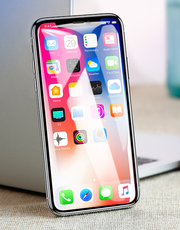 Arc-surface By Baseus 0.23mm Tempered Glass For iPhone X Black