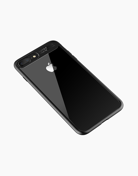 Clarity Series Original By Rock Transparent Slim Case For iPhone 8P | 7P - Black