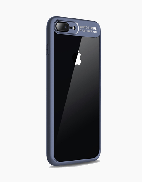 Clarity Series Original By Rock Transparent Slim Case For iPhone 8P | 7P - Blue