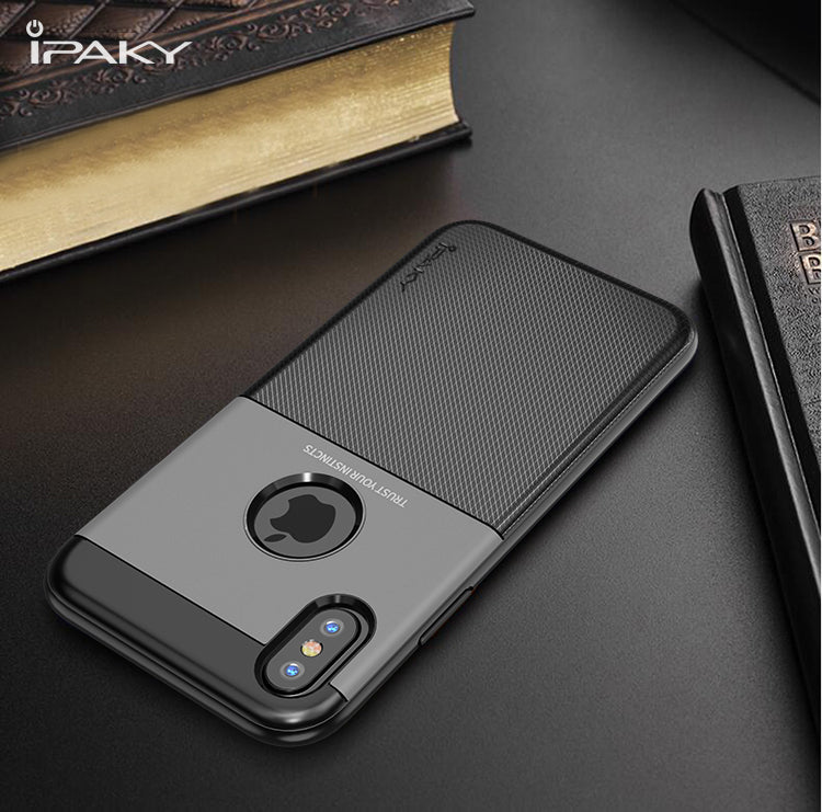 Shield Series By iPaky Slim Anti-shock Case For iPhone X – Blue