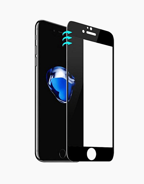 Rock 3D Curved Tempered Glass Screen Protector For iPhone 8 Plus / 7 Plus - Black