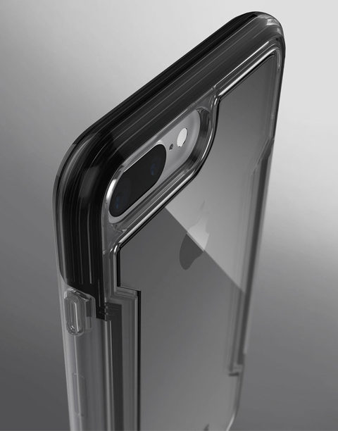 Defense Clear By X-Doria Anti Shocks Case With Triple Layer Shock Protection For iPhone 7P | 8P - T/Black