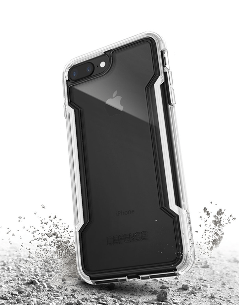 Defense Clear By X-Doria Anti Shocks Case With Triple Layer Shock Protection For iPhone 7P | 8P - T/White