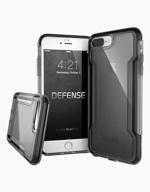 Defense Clear By X-Doria Anti Shocks Case With Triple Layer Shock Protection For iPhone 7P | 8P - T/Black