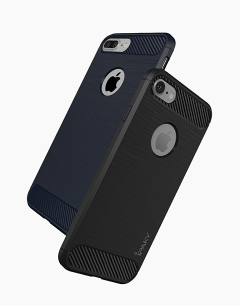Armor By iPaky Flexible Slim Case Anti-fingerprint &amp; Anti-shocks For iPhone 7P | 8P – Navy