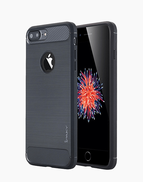 Armor By iPaky Flexible Slim Case Anti-fingerprint &amp; Anti-shocks For iPhone 7P | 8P – Navy