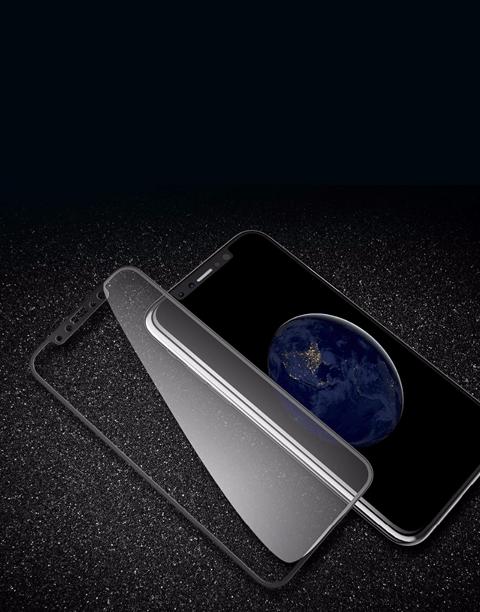 3D Curved Soft Edge Full Screen Protector By Rock For iPhone X