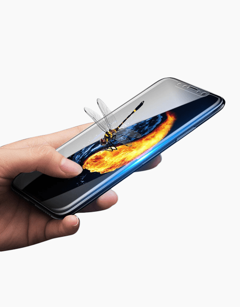 3D Curved Soft Edge Full Screen Protector By Rock For iPhone X