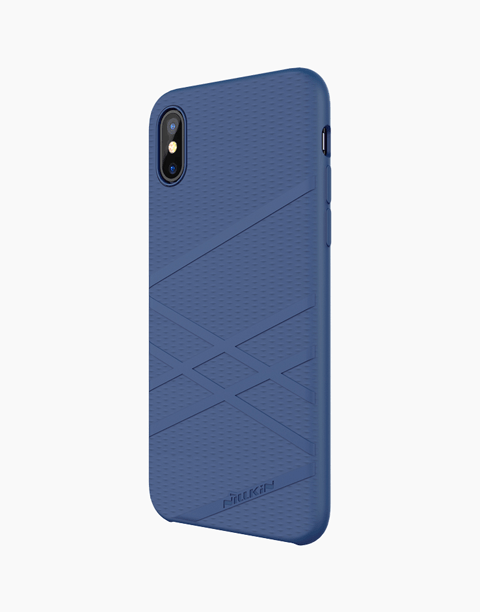Nillkin Flex case - Liquid silicone case For iPhone X - Blue