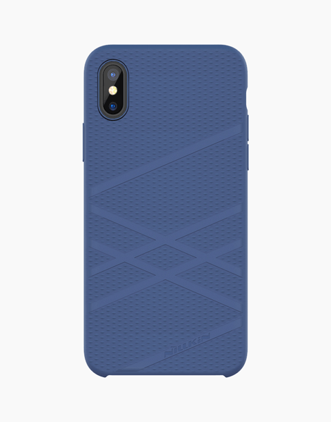 Nillkin Flex case - Liquid silicone case For iPhone X - Blue