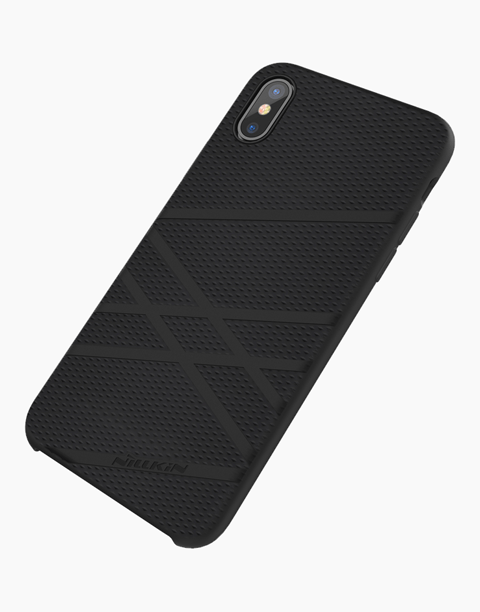 Nillkin Flex case - Liquid silicone case For iPhone X - Black