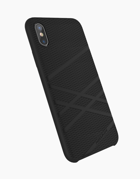 Nillkin Flex case - Liquid silicone case For iPhone X - Black